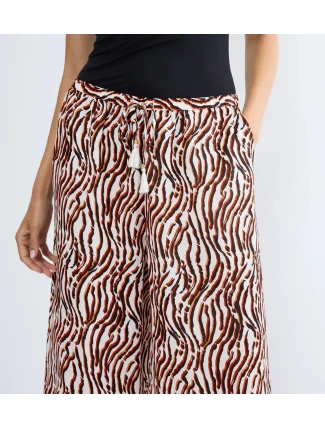 Summer Satin Trousers - WHITE - TRIUMPH WHITE - TRIUMPH