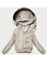 Dámská tenká bunda s krátkou podšívkou Glakate light beige (LU98017#) Dámská tenká bunda s krátkou podšívkou Glakate light beige (LU98017#)