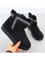 Dámské sněhule semišové černé Potocki 06303