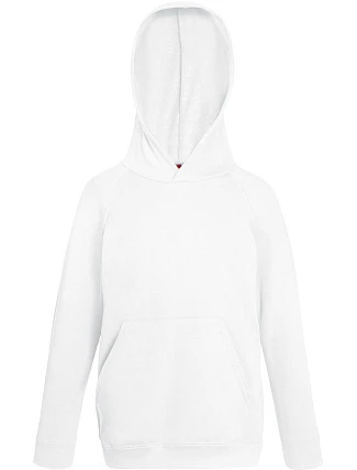 Fruit of the Loom Kids Lightweight Hooded Sweat Dětská mikina s kapucí 16.2009 white Fruit of the Loom Kids Lightweight Hooded Sweat Dětská mikina s kapucí 16.2009 white