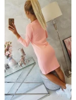 Klasické šaty světle růžové