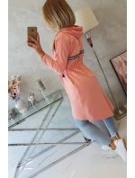 Sukně s delšími zády meruňková