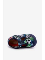 Pantofle Milami Dětské Elastické Na Suchý Zip S Míčky Modré Ambette Pantofle Milami Dětské Elastické Na Suchý Zip S Míčky Modré Ambette