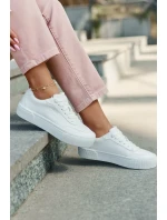 Dámské nízké tenisky z ECO kůže Big Star – bílé