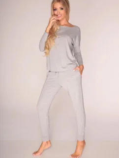 Dámský komplet 555 Paula 7/8 šedý - De Lafense