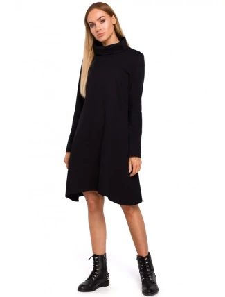 Trapézové šaty s hlubokým výstřihem M480 - Moe Trapézové šaty s hlubokým výstřihem M480 - Moe