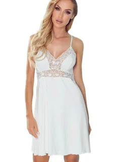 Dámská noční košile Toscana Ecru krémová - ELDAR