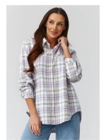 Košile s dlouhým rukávem  model 224092 Makadamia