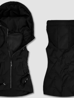 Černá dámská vesta se stahovacími boky S'West (B8382-1)