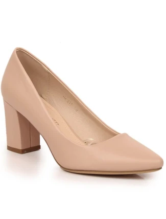 Dámské lodičky Sergio Leone v tělové barvě PB414