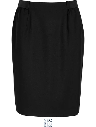 NEOBLU Constance Pouzdrová sukně 24.3168 deep black NEOBLU Constance Pouzdrová sukně 24.3168 deep black