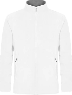 Promodoro 7961 Pánská dvojitá fleecová bunda 40.7961 white/new light grey