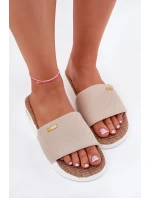 Dámské Pantofle Big Star RR274A102 Béžové