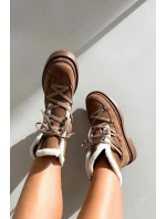 Dámské sněhule s kožíškem Camel Irmara Dámské sněhule s kožíškem Camel Irmara