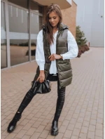 Dámská zelená vesta FIERA FashionStreet TY2362