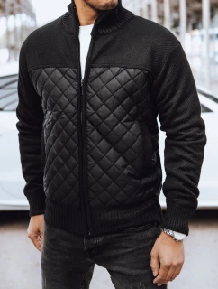 Pánská prošívaná bunda černá FashionStreet TX4578