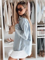 Dámská oversize džínová bunda BLUEDIVA modrá FashionStreet TY4900