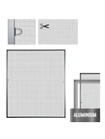 MOSKYTIÉRA DO OKNA ALU 150X130CM GARDEN LIFE