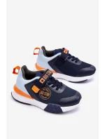 Nízká dětská sportovní obuv Memory Foam System Big Star LL374215 Námořnická modrá