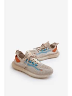 Pánské sportovní boty HI-POLY SYSTEM Big Star NN174452 Beige