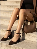 Dámské lodičky ZY1367 hnědé - FashionStreet Dámské lodičky ZY1367 hnědé - FashionStreet