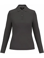 Kariban K 244 Dámské piqué polo s dlouhým rukávem 20.K244 dark grey Kariban K 244 Dámské piqué polo s dlouhým rukávem 20.K244 dark grey