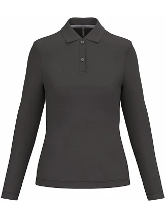 Kariban K 244 Dámské piqué polo s dlouhým rukávem 20.K244 dark grey Kariban K 244 Dámské piqué polo s dlouhým rukávem 20.K244 dark grey