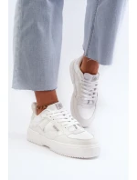 Lehké dámské tenisky Big Star NN274322 Memory Foam System Bílé