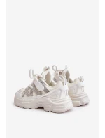 Dětské tenisky se zirkony bílé Rianalla