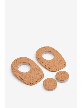 CORBBY Skórzane Podpiętki na ostrogi piętowe