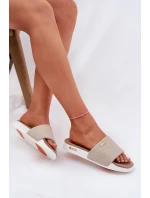 Dámské pantofle Big Star – béžové Dámské pantofle Big Star – béžové