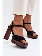 Sandály na podpatku model 226118 Step in style Sandály na podpatku model 226118 Step in style