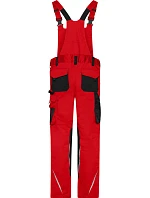 Daiber JN 1833 (42-60) Pracovní kalhoty s laclem - Strong 02.133M red/black Daiber JN 1833 (42-60) Pracovní kalhoty s laclem - Strong 02.133M red/black