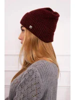 Tenká čepice Oliwia K252 bordó Tenká čepice Oliwia K252 bordó