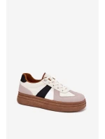 Dámské tenisky na platformě béžové Dovina