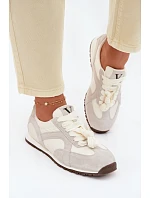 Semišové Dámské Tenisky Vinceza 86427 Šedé