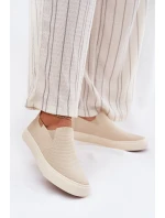 Dámské Tenisky Slip-On Big Star RR274721 Béžové