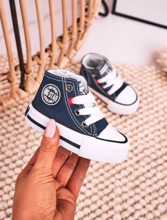 Dětské vysoké tenisky Big Star - tmavě modrá