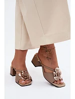 Klapky na podpatku model 228378 Step in style