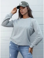 GLAMFLAIR dámská mikina světle šedá FashionStreet BY1315