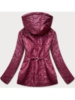 Dámská prošívaná bunda v bordó barvě (BR0121) Dámská prošívaná bunda v bordó barvě (BR0121)