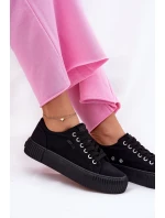 Dámské Textilní Tenisky Big Star RR274403 Černé
