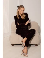 Sandály na podpatku s krystaly stříbrné Rosavie