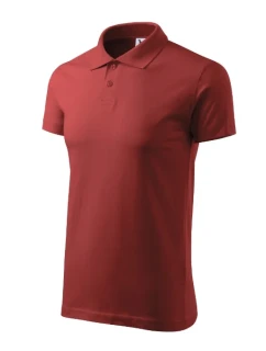 Single J. polokošile pánská bordó