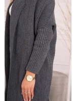 Svetr s netopýřími rukávy grafitový - Kesi Svetr s netopýřími rukávy grafitový - Kesi