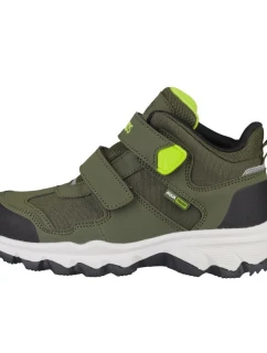 Trollkids Kids Kjerag Hiker outdoorové turistické boty nepromokavé zelené (577-347)