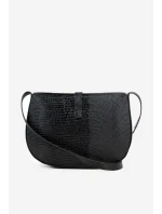 Dámská kabelka s drobným ražením Nobo – černá