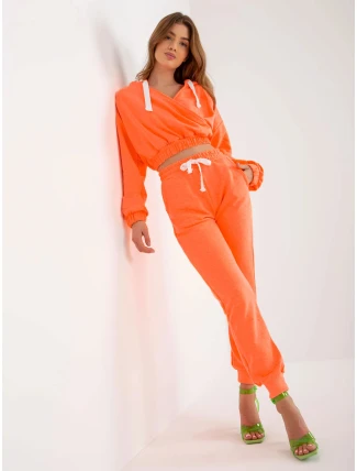 Dámská tepláková souprava EM KMPL 747.06P Neon oranžová - FPrice Dámská tepláková souprava EM KMPL 747.06P Neon oranžová - FPrice