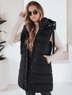 Dámská prošívaná vesta TOLIS černá FashionStreet TY3297