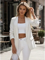 Dámská bunda OPTON ecru FashionStreet PY0094 Dámská bunda OPTON ecru FashionStreet PY0094
